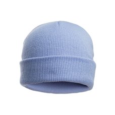 H702-B: Blue Acrylic Beanie Hat (0-12M)